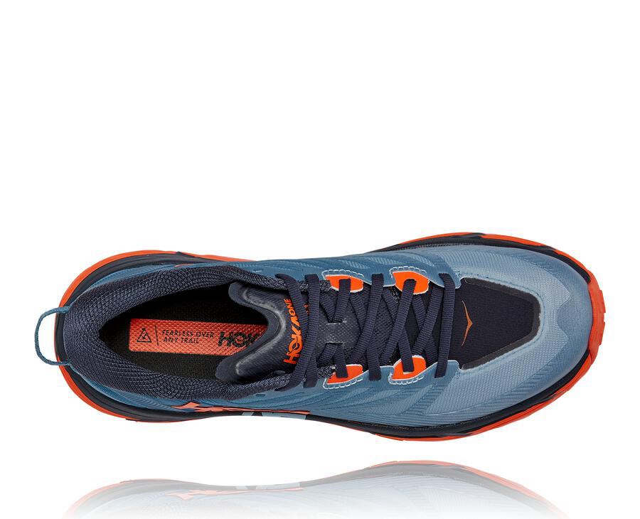 Zapatillas Trail Hoka One One Hombre - Mafate Speed 3 - Azules - ROA289673